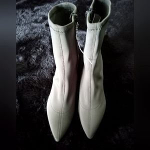Aldo Olive Green stretch boots